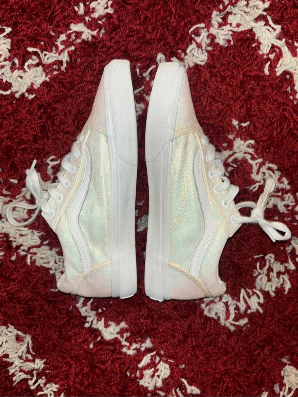 Vans Old Skool UV Glitter Pink Color-Changing Sneakers - W8/M6.5